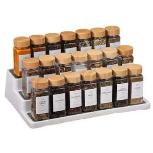 1 pièce, pots à épices en verre de 120 ml avec couvercle en bambou, récipients pour assaisonnemen...