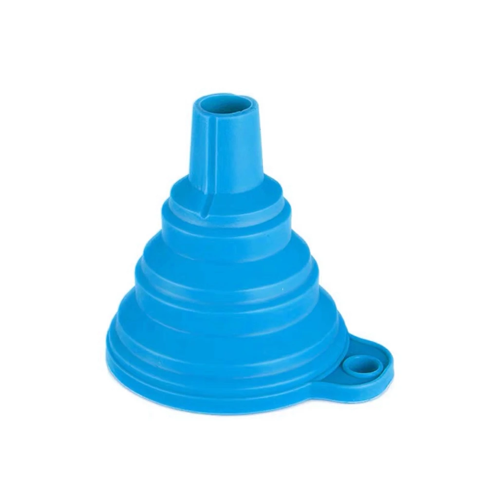 Entonnoirs pour remplir des bouteilles, entonnoir de cuisine, petit entonnoir pliable en Silicone... – Image 2