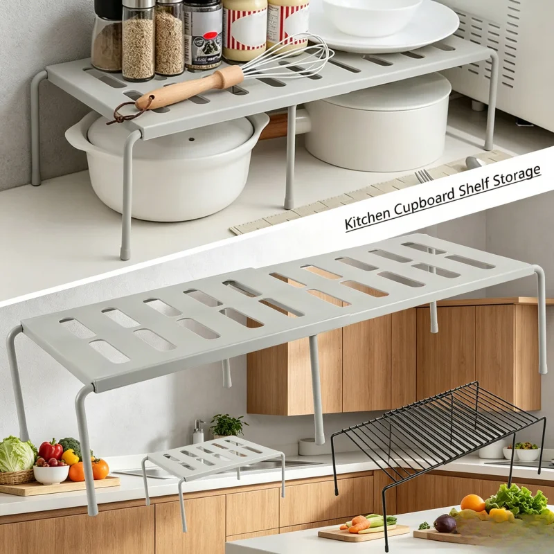 Étagère de rangement de cuisine extensible, organisateur d'épices autoportant, accessoires ménage...