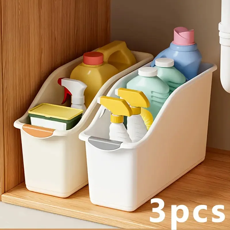 Panier de rangement de cuisine pour épices, condiments et articles divers, boîte de rangement en... – Image 3