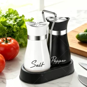 Bouteille à épices en verre réglable et rechargeable, salières et poivrières avec égouttoirs, dis...