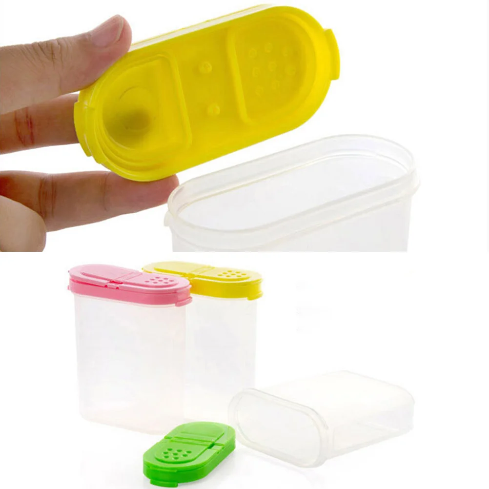 Boîte à épices 3 pièces, contenants de rangement de cuisine transparents avec grande ouverture la...