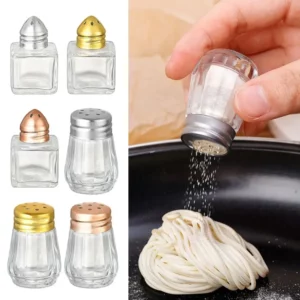 Mini Bouteille d'Assaisonnement en Verre Transparent, 10/15ml, Pots à Épices pour Barbecue Belle,...