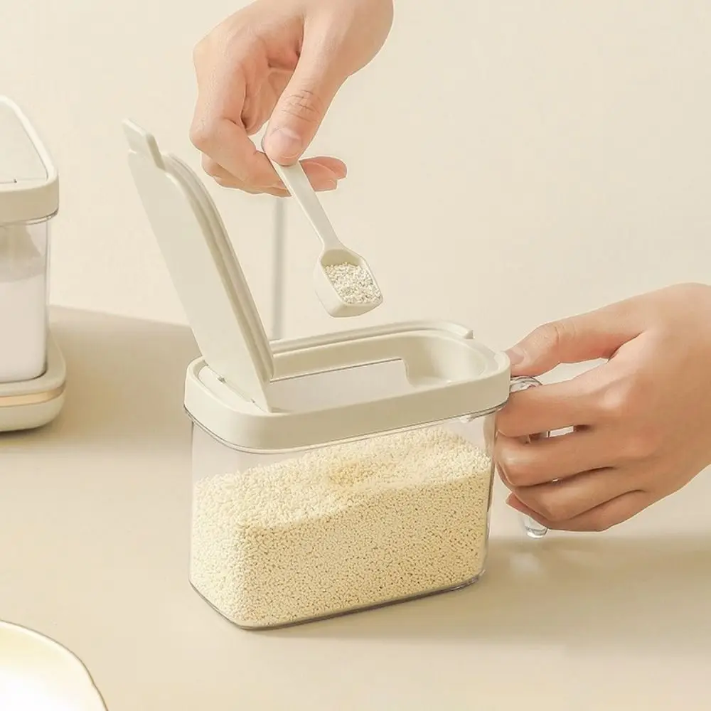 Pots à épices en plastique durables, boîte d'assaisonnement scellée étanche à l'humidité, ensembl... – Image 3
