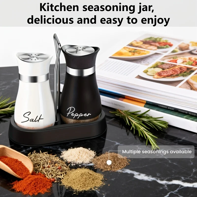 1 ensemble de bouteilles d'assaisonnement, bouteille d'épices en verre scellée, distributeur de s...