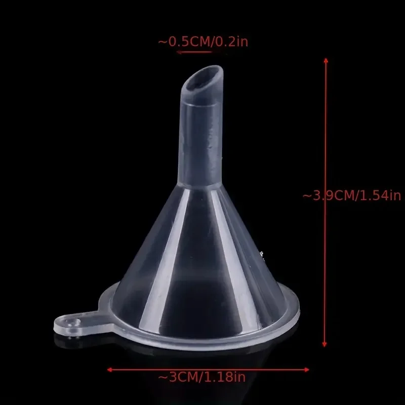 5/10/20/30 pièces Mini entonnoir pour bouteilles de laboratoire sable Art parfums épices poudre e... – Image 3