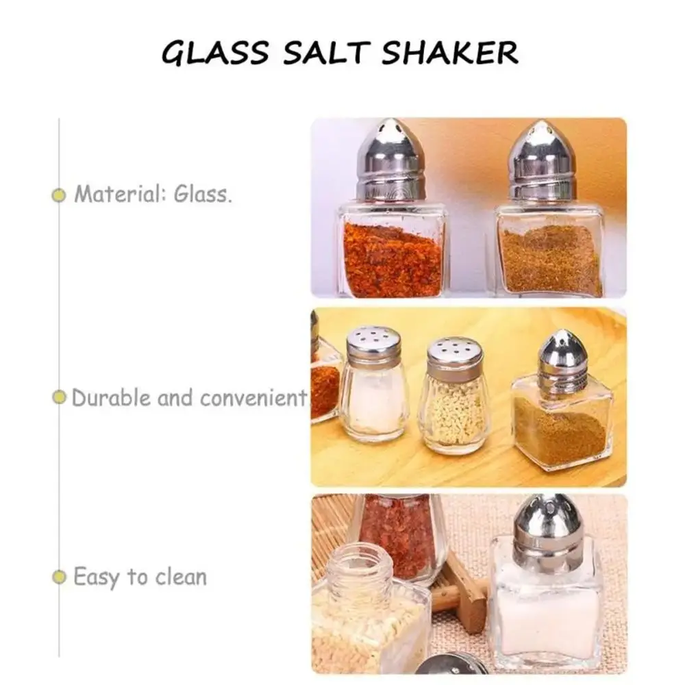 Mini bouteille d'assaisonnement Durable de 10/15ML, pots à épices en verre Transparent, pour barb... – Image 3