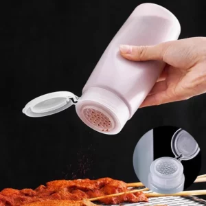 Pot à épices en plastique transparent de 400/600ml, avec couvercles Shaker, conteneurs d'assaison...