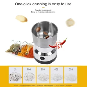 Mini broyeur électrique domestique 300ml, pulvérisateur ultrafin pour aliments pour bébés, moulin...