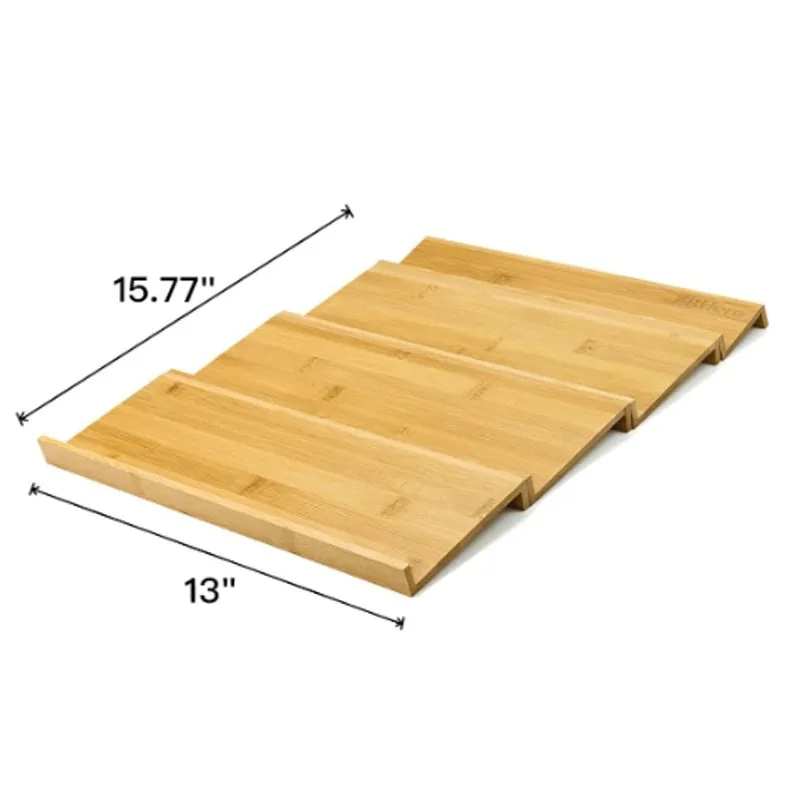 Organisateur de tiroir de plateau de support à épices en bambou-stockage de comptoir de cuisine m... – Image 2