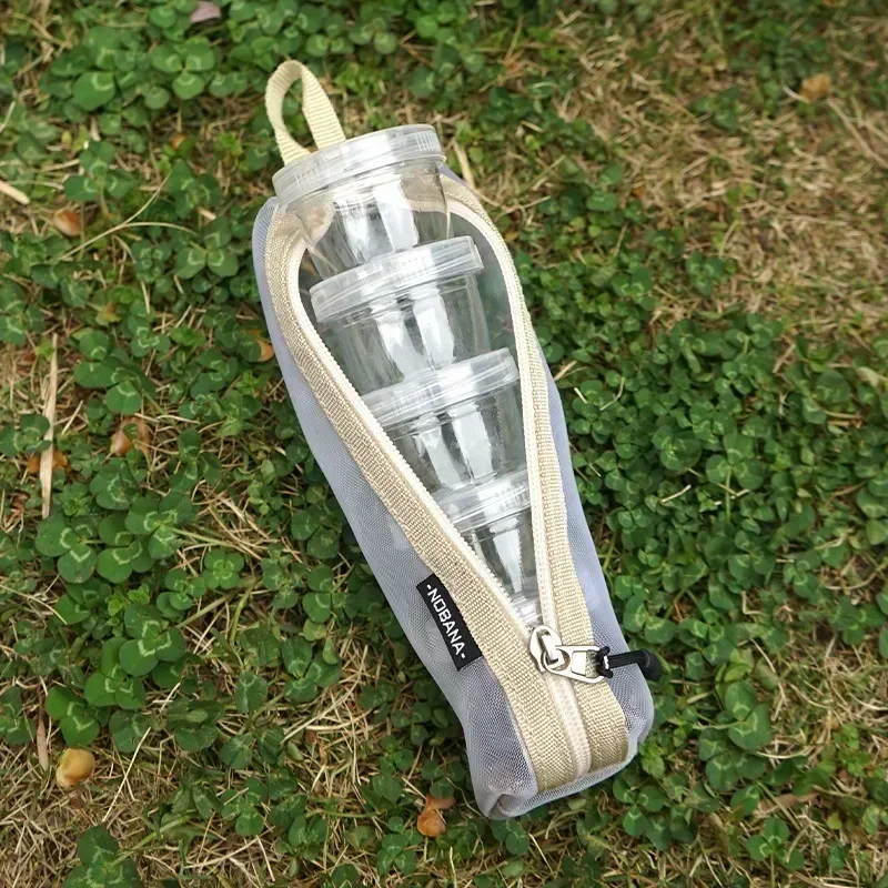 Kit d'épices de Camping de voyage Portable, sac conteneur avec 5 bouteilles d'assaisonnement tran... – Image 3