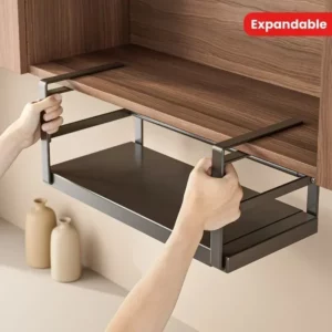 Étagères en acier inoxydable, support à épices réglable, salle de rangement, armoire d'extension...