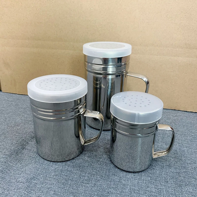 Bouteille de Sel et Sucre avec Poignée, Gadgets de Cuisine Polyvalents en Acier Inoxydable, Pot d... – Image 3