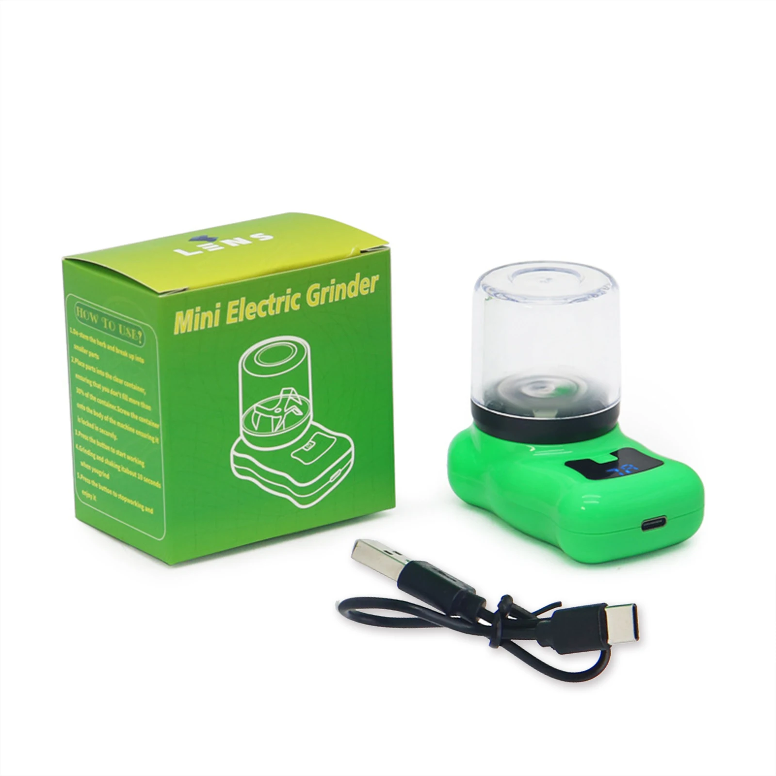 1 pièce, broyeur électrique, broyeur à épices, rectifieuse, broyeur d'herbes, broyeur à épices, f... – Image 2