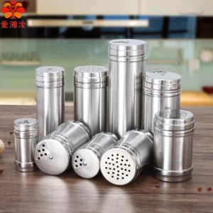 Ensemble de récipients d'assaisonnement, pots à épices en acier inoxydable, organisateur d'épices...