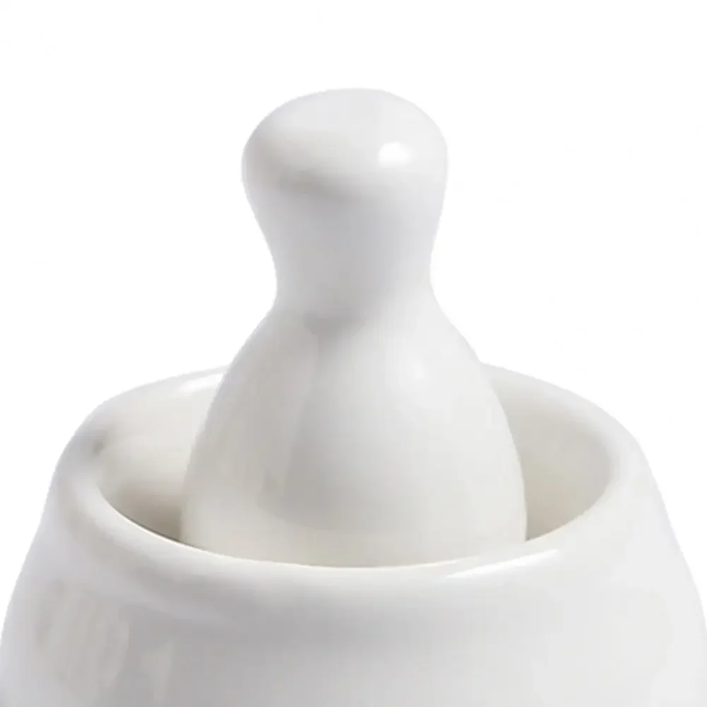 Ensemble de mortier et de pilon en céramique pour broyer des épices, des herbes et plus de décora... – Image 3