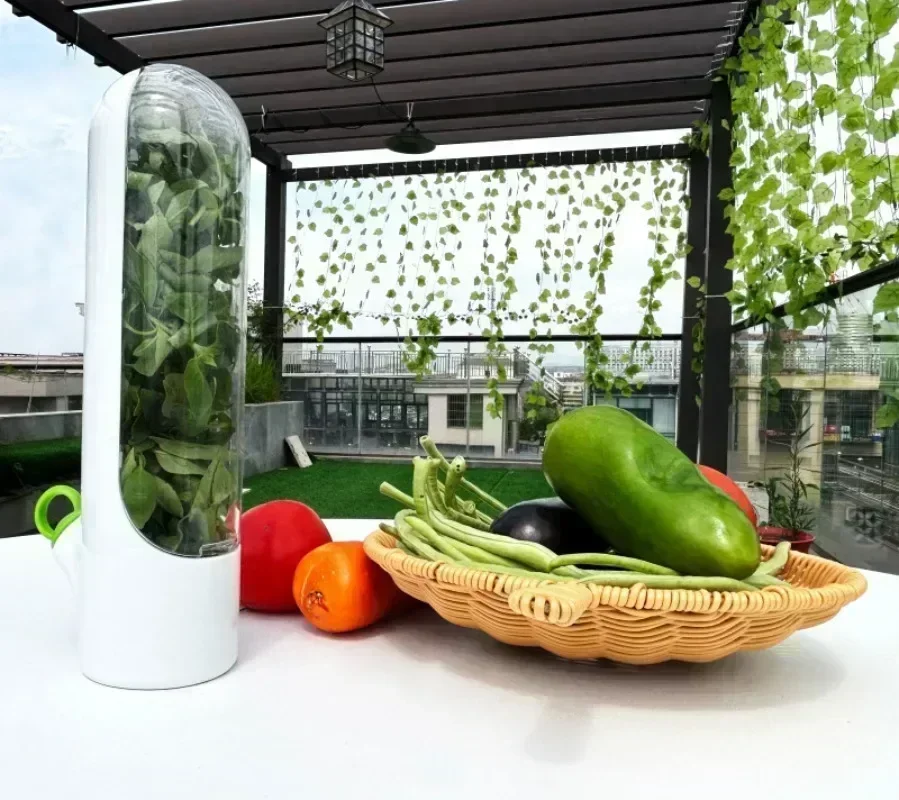 Économiseur d'herbes pour réfrigérateur, bouteille de conservation des légumes, dosette de conser... – Image 3