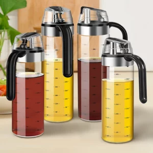 Distributeur de bouteilles d'assaisonnement de cuisine, bouteille de Sauce, bouteilles de stockag...