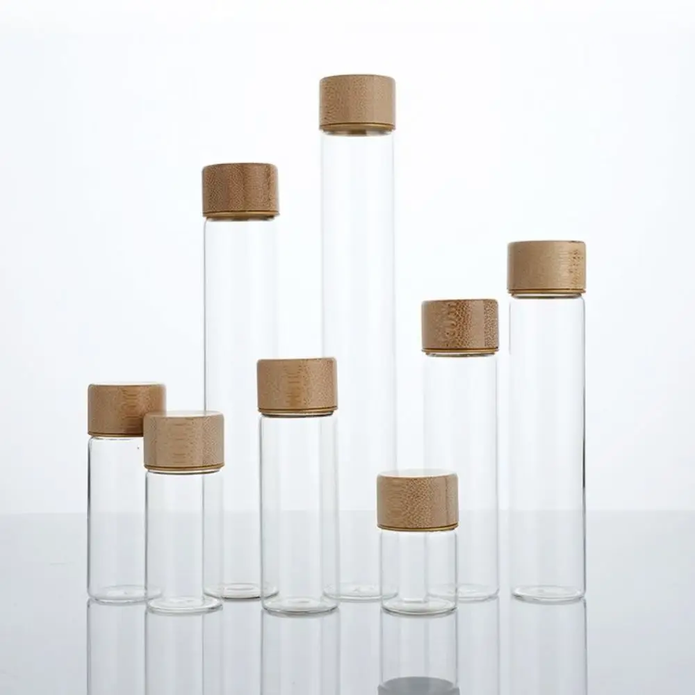 Timmeing-Bocaux à épices scellés en verre HI, stockage transparent, outil de stockage de bouteill...