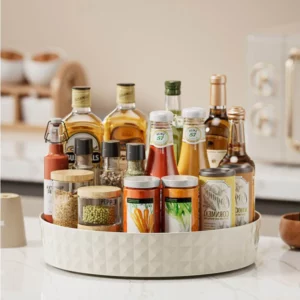 Organisateur rotatif pour épices, pour le rangement des cosmétiques de cuisine, Solution pratique...