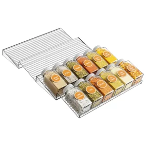 Tiroir de cuisine, support de rangement de bouteilles d'assaisonnement, Style étagé, plusieurs co...