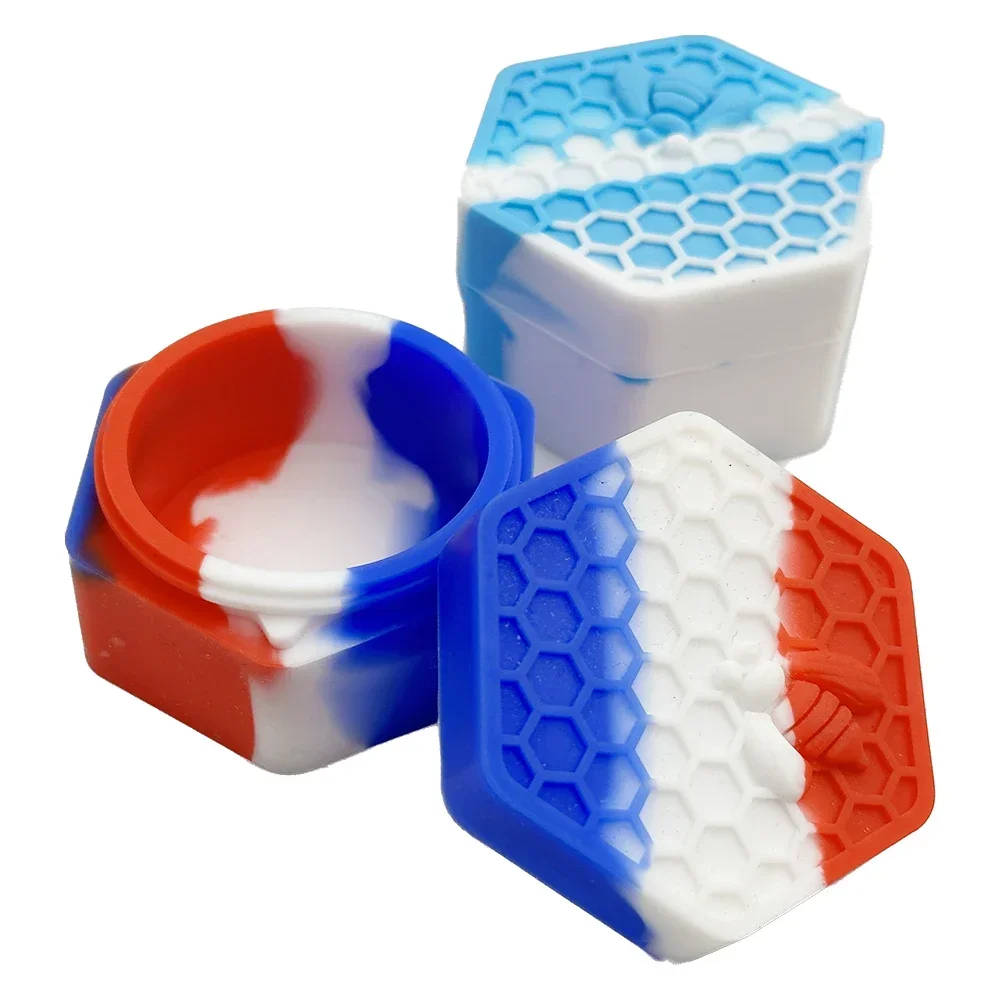 Pot de cire boîte en Silicone Style abeille pour boîte de crème d'huile facile à tenir et à trans... – Image 2