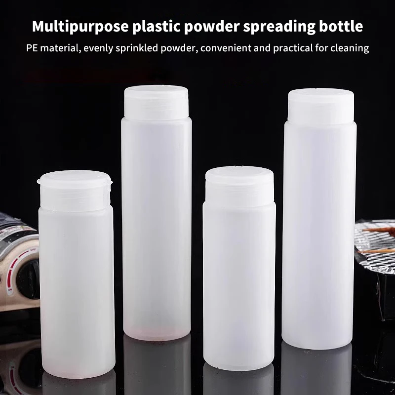 Pot à Épices en Plastique Transparent avec Secoueur pour Cuisine, Assaisonnement, Barbecue, Plein... – Image 3