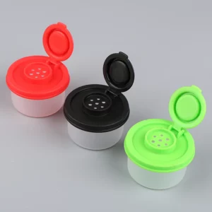 Mini Salière et Belle Shaker pour Pique-Nique, Boîte à Déjeuner de Cuisine en Plein Air, Épices d...