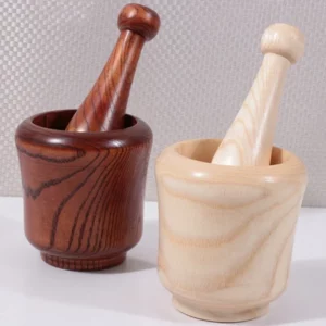 Ensemble de mortier et de pilon, presse, broyeur de gingembre, épices, hachoir à ail, herbes, épi...