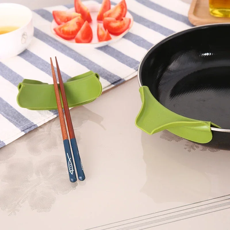 Entonnoir Anti-déversement en Silicone, 1 pièce, sans lacet, verseur, bec de soupe, pour casserol... – Image 3