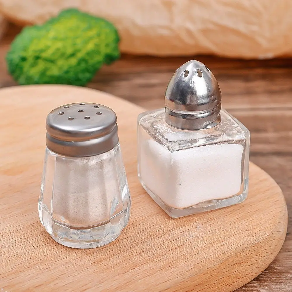 Mini bouteille d'assaisonnement en verre avec couvercle, bocaux à épices pour barbecue, salière à... – Image 3