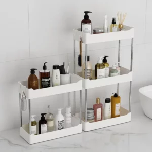 Étagère de rangement de comptoir de cuisine haut de gamme – Étagère à épices surélevée et support...