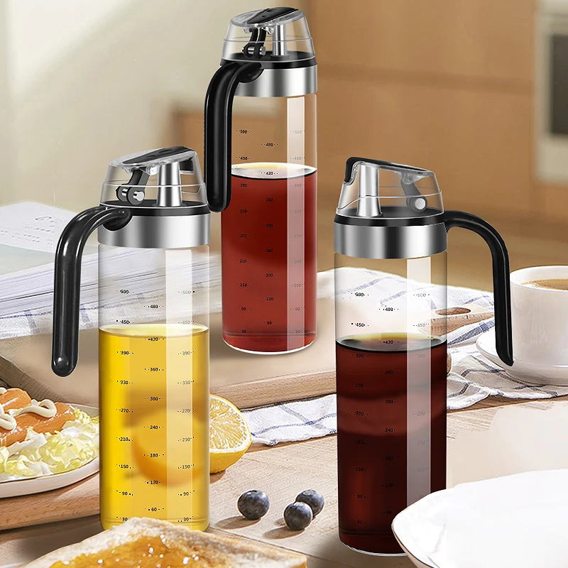Distributeur de bouteilles d'assaisonnement de cuisine, bouteille de Sauce, bouteilles de stockag... – Image 3