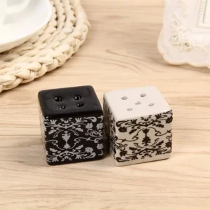 Ensemble de bouteilles à épices en céramique, coffret cadeau, une paire de pots d'assaisonnement...