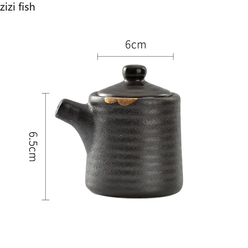 Pot à épices en céramique, salière et poivrière, plateau en bois, boîte d'assaisonnement, outils... – Image 2