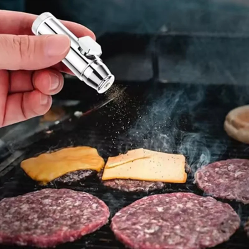 Distributeur de poivrière Portable en métal, 3 pièces, étanche, pour épices, sel d'extérieur, Cam... – Image 2